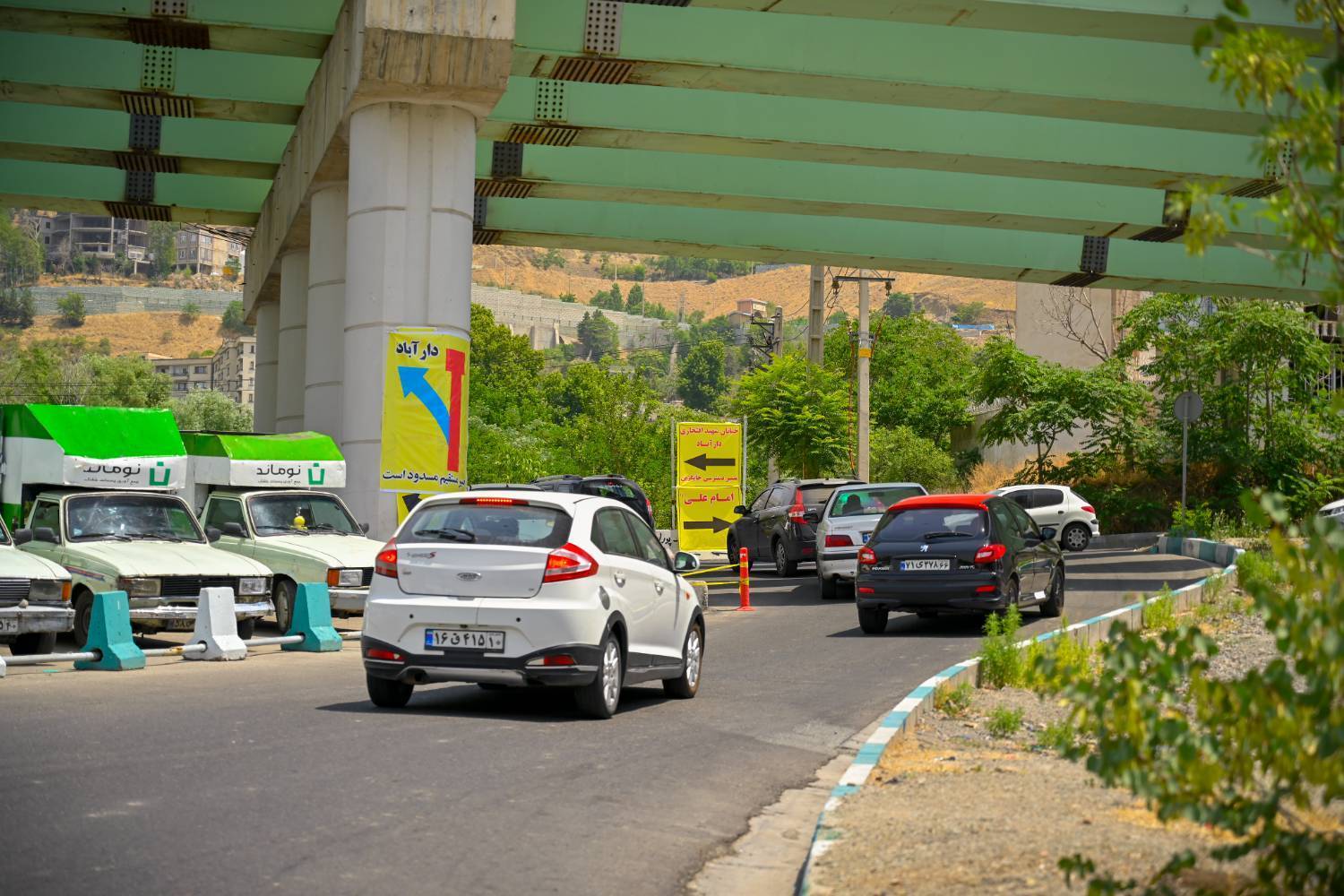  با اعلام مسیر جایگزین؛ پل شهدای دارآباد وارد فاز تکمیل شد 